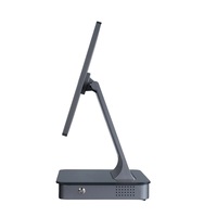 HONGWEN HW-4S Prix d'usine Caisse enregistreuse POS tout-en-un en alliage d'aluminium 15,6 pouces Système tactile Intel I5 8+128 Go Gris