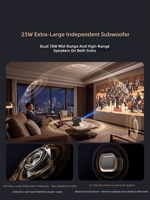 Projecteur OBE R3 Ultra HD 1800CVIA Home Cinema 1080P HD 2.1 canaux Garantie 2 ans Gaming Cinéma Salon