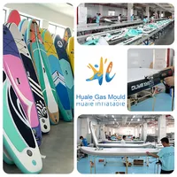 Planche à pagaie gonflable avec matériau en PVC Conception étanche pour lacs et rivières-Planche de SUP adaptée aux débutants avec accessoire d'aileron