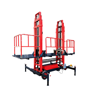 Platform Kerja Udara Bertingkat Tinggi Pengangkat Hidrolik Listrik Ketinggian Angkat 10m untuk Konstruksi & Perawatan - Product Image 1