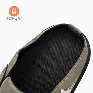 Zapatos kadın ve erkek özel süet inek deri takunya kaymaz özelliği ile rahat kapalı ayak katırlar ev terlikleri - Product Image 3