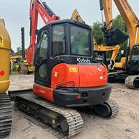 Excavatrice sur chenilles d'occasion 5 tonnes KX165-5 en bon état, modèle 2020, provenance Japon, avec pince et attache rapide, moteur inclus