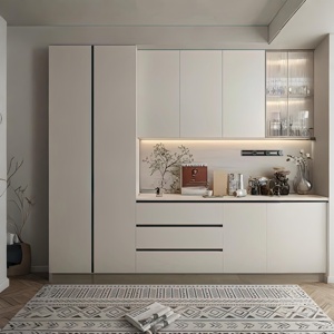 ชุดตู้ครัวมันวาวสูงดีไซน์ทันสมัยปรับแต่งได้แบบครบวงจร - Product Image 6