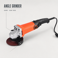 Meuleuse d'angle électrique 7 pouces 8000 tr/min avec poignée latérale à gâchette, outil industriel de meulage et de polissage, batterie 4.0Ah, OEM ODM