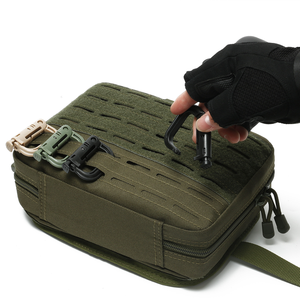 Kit de Trauma para Reposacabezas de Vehículo Táctico para Socorristas, Bolsa Molle, Primeros Auxilios Esenciales para Exteriores, Diseño Resistente y Desprendible - Product Image 6