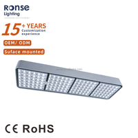 RONSE Nouveau design moderne, panneau lumineux LED à montage en surface, 20x4W, boîtier en aluminium, garantie 5 ans, surface blanche, pour centre commercial