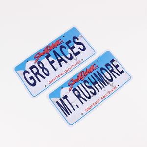 Venta directa de fábrica, accesorios exteriores personalizados, decoración americana, logotipo personalizado, número, matrícula en relieve de coche - Product Image 1