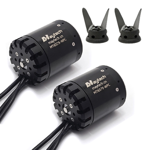 มอเตอร์ Maytech 6579 กำลังสูง 48V จำนวน 2 ชิ้น พร้อมใบพัดโลหะผสมไทเทเนียม สำหรับ SUP Board Hydrofoil Tow <span class=keywords><strong>Boogie</strong></span> DIY Sup Foiling Board - Product Image 1
