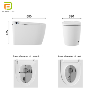<span class=keywords><strong>WC</strong></span> intelligent électrique à poser au sol <span class=keywords><strong>pour</strong></span> salle de bain avec bidet automatique intégré - Product Image 5