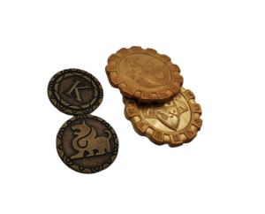 定制真金纪念币，金币纪念品金属硬币，黄金金属硬币 - Product Image 2