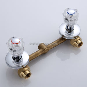 Mezclador de ducha oculto de 8 pulgadas, válvula oculta con rociador de doble mango - Product Image 4