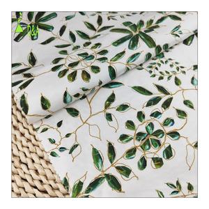 美しいヴィンテージ花柄ツイルシルク生地純粋な桑シルク女の子用ドレスウェディングパジャマ衣装 - Product Image 1