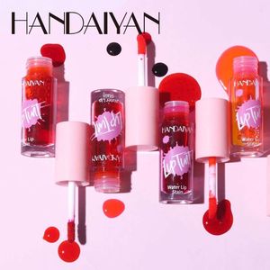 Brillo labial <span class=keywords><strong>Handaiyan</strong></span>, nuevo, 6 colores, labial líquido vegano, antiadherente, altamente pigmentado. - Product Image 2