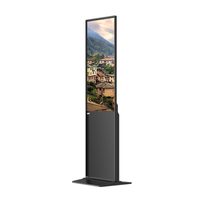 Écran tactile vertical de 55 pouces HD de haute qualité, kiosque sur pied, lecteur publicitaire intérieur 4K, écran d'affichage à vendre