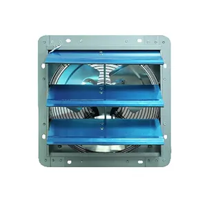 Industrial Commercial 8-24 Inch Industrial Exhaust Shutter Fan Single Speed Wall Mount Fan