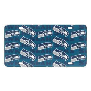 32 NFLteams fútbol personalizado Seattle Seahawks Metal Auto etiqueta aluminio coche matrícula aluminio ideal para camión/coche/SUV - Product Image 1