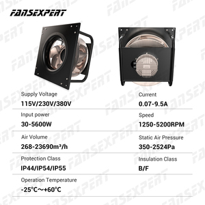 Ventilateur centrifuge 450mm CCC ATEX Ventilateur centrifuge certifié <span class=keywords><strong>AMCA</strong></span> Classe F Étanche EC Dépoussiérage industriel Refroidissement par air - Product Image 6