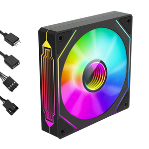QiuzAim 120mm Prism ARGB Divine Light Synchronous Colorful <strong>Fan</strong> 5V3Pin <strong>Computer</strong> Case <strong>Fan</strong> 1100 RPM Silent 48CFM Strong Air Volume - Product Image 5