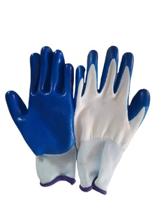 Guantes <span class=keywords><strong>de</strong></span> <span class=keywords><strong>Trabajo</strong></span> <span class=keywords><strong>de</strong></span> Seguridad Recubiertos <span class=keywords><strong>de</strong></span> Nitrilo Ligero <span class=keywords><strong>de</strong></span> 32 g, Guantes <span class=keywords><strong>de</strong></span> <span class=keywords><strong>Trabajo</strong></span> <span class=keywords><strong>de</strong></span> Poliéster Blanco <span class=keywords><strong>de</strong></span> 13 g con Palma Recubierta <span class=keywords><strong>de</strong></span> Nitrilo Gris para Construcción - Product Image 3