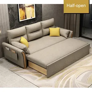 Sofá moderno com dormir, sofá de cama dobrável para sala de estar móveis