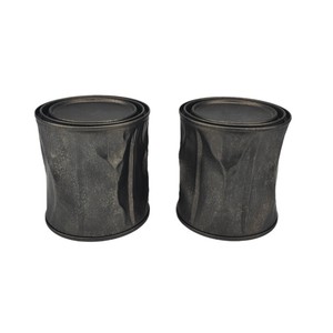 <span class=keywords><strong>Tarros</strong></span> vacíos irregulares del color negro del Vintage Latas vacías <span class=keywords><strong>de</strong></span> la <span class=keywords><strong>pintura</strong></span> <span class=keywords><strong>de</strong></span> 200ml para las velas - Product Image 3