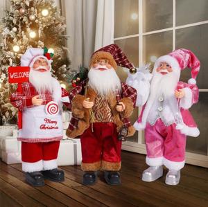 Muñeco de Papá <span class=keywords><strong>Noel</strong></span> Navideño Transfronterizo de 12 Pulgadas de Pie para Decoración de Ventana o Regalo - Product Image 2