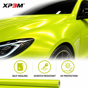 ฟิล์มใสกันรอยรถยนต์ XP3M สีเหลืองเรืองแสงแบบแฟนตาซี เกรด OEM เงาแบบ TPU ความหนา 7.5 มิล ซ่อมแซมตัวเองได้ ป้องกันรอยขีดข่วน ป้องกันการเหลือง - Product Image 6