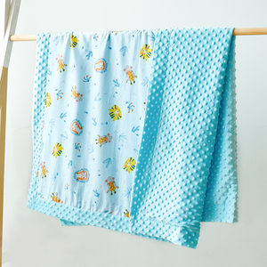 <span class=keywords><strong>Couverture</strong></span> pour bébé pour garçons et filles <span class=keywords><strong>Couverture</strong></span> de réception en peluche douce Minky avec support en pointillés pour nouveau-né <span class=keywords><strong>Couverture</strong></span> de <span class=keywords><strong>lit</strong></span> pour bambins - Product Image 5