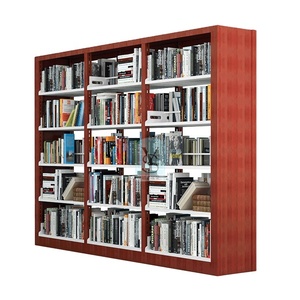 Chất Lượng Cao Sử Dụng Thư Viện Tủ Sách Kim Loại Thép Không Gỉ Thư Viện Cuốn Sách Kệ Cuốn Sách Cửa Hàng Hiển Thị Kệ - Product Image 1
