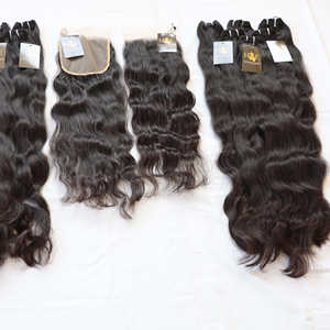 Haute Qualité HD Dentelle Fermeture Frontale Brut Temple Indien Vierge Cheveux Soyeux Droite Doux Brillant Afro Boucles Naturel Lâche Vague Profonde - Product Image 2