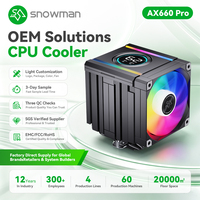Enfriador de Doble Torre de Aluminio y Cobre, 6 Tubos de Calor, Pantalla Digital, para Cadenas de Tiendas Minoristas y Revendedores, con Certificación CE, FCC y RoHS, Control de Calidad a Granel