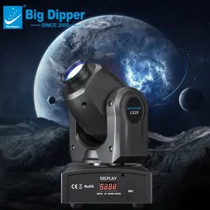 10W DMX chế độ thanh Disco ánh sáng bó sân khấu hệ thống thiết bị chiếu sáng lớn dipper LS10 thanh di chuyển đầu dẫn nguồn ánh sáng