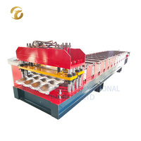 Machine de formage à froid automatique pour tuiles de toiture en acier galvanisé avec système hydraulique