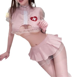 Plus-size sexy lingerie nurse outfit role-playing passionate breast-revealing uniform temptation female pure desire princess - Product Image 5