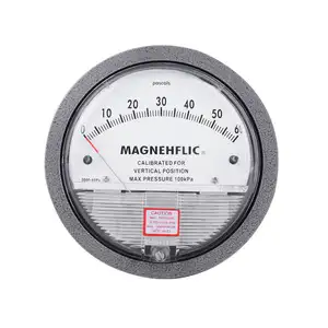 Diam120mm 1/8 "NPT 7-80 Grad Maximal druck 15 psi Manometer Diferencial MAGNEHFLIC Manometer