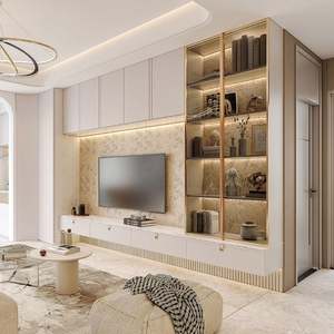 <b>TV</b> Wall <b>Cabinet</b> Suspended Modern Unit Design with <b>Floating</b> Mount for Compact Living Room Media Management - Product Image 3