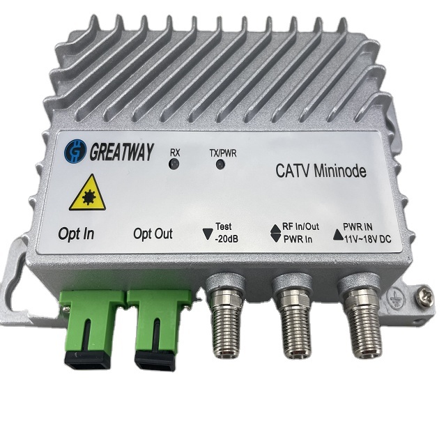 FTTH Mini CATV WDM Fiber Mini Optical Node Receiver With Filter 1550nm CATV Optical Mini Node
