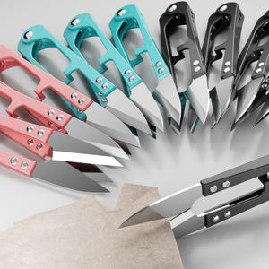 Tijeras para Hilo en Forma de U, Tijeras de Corte de Hilo con Resorte, Tijeras para Manualidades, Punto de Cruz, Costura de Ropa, Tijeras de Sastre para Cortar Hilo - Product Image 4