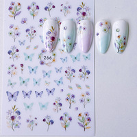 Autocollants pour ongles d'Halloween de haute qualité, fleurs, style gothique sombre, citrouille, autocollants personnalisés pour nail art