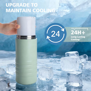 Toptan taşınabilir 22oz büyük kapasiteli seyahat meme süt soğutucu Chiller depolama 2 paket bebek şişeleri ile - Product Image 3