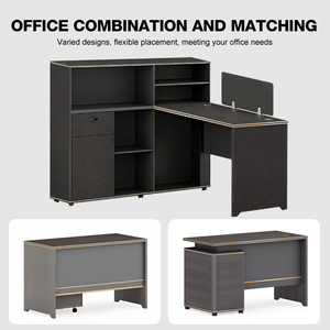 Fábrica al por mayor <span class=keywords><strong>Benido</strong></span> madera espacio gris escuela Hospital Simple empleado mesa personal Escritorio - Product Image 3