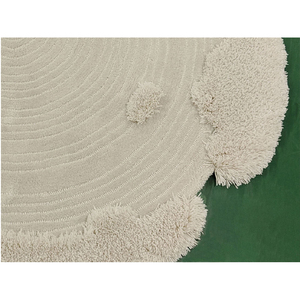 Hiện Đại Tối Giản Phong Cách 3D Trắng Vòng Mat Thảm Nhỏ Kết Cấu Chất Lượng Cao Cọc Vòng Lặp Len Thảm Cho Phòng Khách Trang Trí Nội Thất - Product Image 5