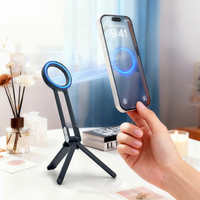 Support magnétique multifonctionnel Great Roc M11 pour téléphones et tablettes, en alliage d'aluminium et acier au carbone, pour bureau et lit
