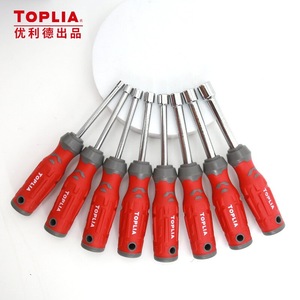 Tournevis à douille hexagonale Toplia en acier au chrome-vanadium avec manche en plastique pour outils de réparation de précision - Product Image 1