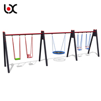 Ensemble complet d'équipements de jeux d'extérieur pour enfants : Balançoires robustes pour jardin et patio, pour des moments de jeu amusants