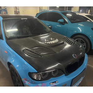 Capó de Fibra de Carbono Estilo <span class=keywords><strong>GTR</strong></span> Negro Personalizado para <span class=keywords><strong>BMW</strong></span> <span class=keywords><strong>E46</strong></span> <span class=keywords><strong>M3</strong></span> Coupé de 4 Puertas, Capó de Motor de Fibra de Carbono, Mejora de Diseño - Product Image 3
