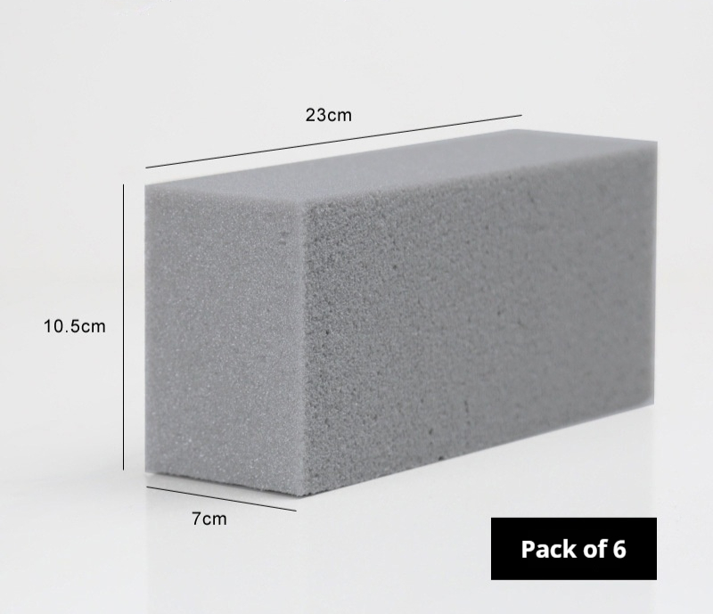 6 pieces of sponge floral foam