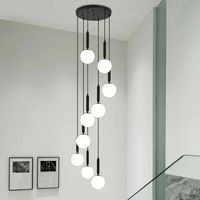 Luminaire suspendu LED en cristal moderne classique pour hôtel Villa, style nordique de luxe, hauteur réglable, intensité variable, installation de projet