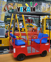 Tren turístico eléctrico a gran escala para turismo al aire libre para lugares escénicos Internet Celebrity Tours Passenger Amusement Bus