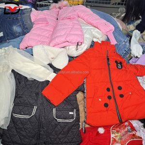 C06 utilisé vêtements d'hiver pour enfants bébé vêtements d'occasion pull mélange haut et bas seconde main enfants vêtements Stock Bale - Product Image 6